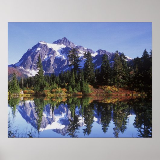 Poster N.A., États-Unis, Washington, Mt. Baker & Snoqualm (Devant)