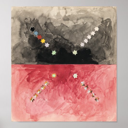 Poster N° A (série Atom) | Hilma af Klint | (Devant)