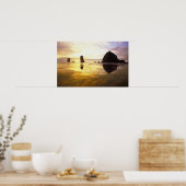 Poster N.A., USA, Oregon, Cannon Beach Sunset avec (Cuisine)