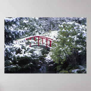 Poster N.A., USA, Washington, Seattle. Pont de la lune