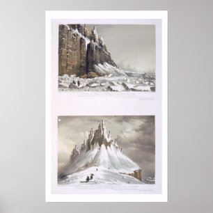 Poster N.E. Cap d'Amérique et une partie de l'île de Leop