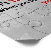 Poster N’essayez pas de vous intégrer ... (Coin)