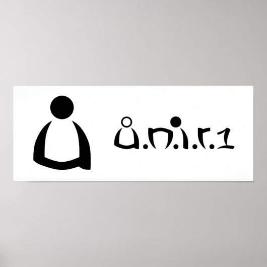 poster n.i.r.1 (Voorkant)