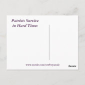 Poster na de Tweede Wereldoorlog Briefkaart (Achterkant)