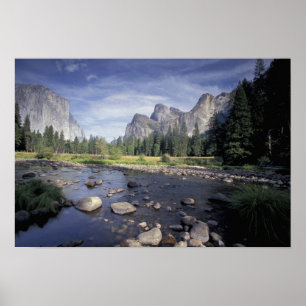 Poster NA, États-Unis, Californie, Parc national de Yosem