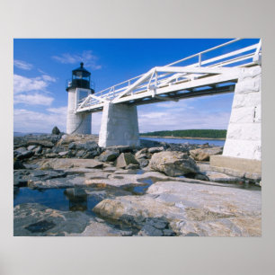 Poster NA, États-Unis, Maine, Port Clyde. Marshall Point