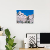 Poster NA, États-Unis, SD, Mount Rushmore. (Bureau à domicile)