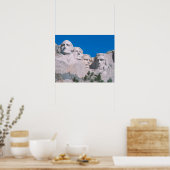Poster NA, États-Unis, SD, Mount Rushmore. (Cuisine)