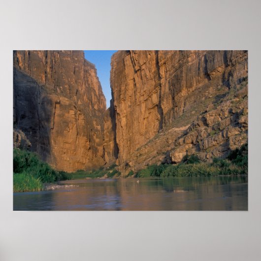 Poster NA, USA, Texas, Big Bend National Park. Rio Rio (Devant)
