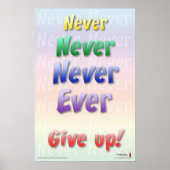 Poster N'abandonne jamais (Devant)