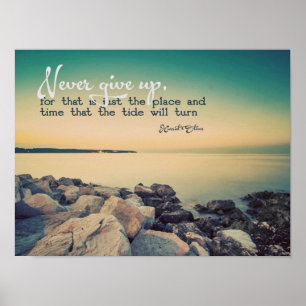 Poster N'abandonne jamais