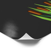 Poster N'abandonne jamais ! T-shirt acrylique mural galer (Coin)