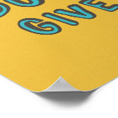 Poster N'abandonne pas. (Coin)