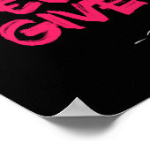 Poster N'abandonne pas. N'abandonne jamais (Coin)