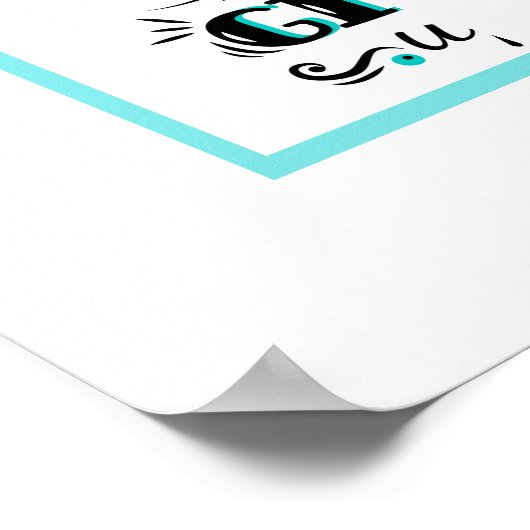 Poster - N'abandonnez jamais (Coin)