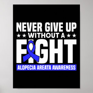Poster N'Abandonnez Jamais Sans Un Soutien De Combat Alop