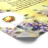 Poster N'abandonnez pas=Des mots inspirants de la sagesse (Coin)