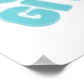 Poster N'abandonnez pas l'affiche inspirante (Coin)