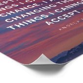 Poster N'accepte plus les choses que je ne peux pas chang (Coin)