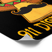 Poster Nacho Appel 911 Dispatcher Mexicain Messager Cin (Coin)