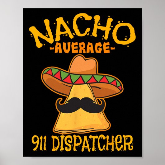 Poster Nacho Appel 911 Dispatcher Mexicain Messager Cin (Devant)