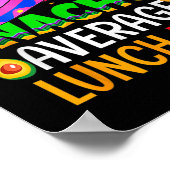 Poster Nacho Average Déjeuner Lady Cinco De Mayo Fiesta M (Coin)