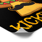 Poster Nacho Average Kickboxer Cinco De Mayo Kickboxeuse (Coin)