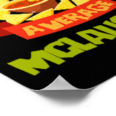 Poster Nacho Average Mclaughlin Anniversaire Drôle Person (Coin)