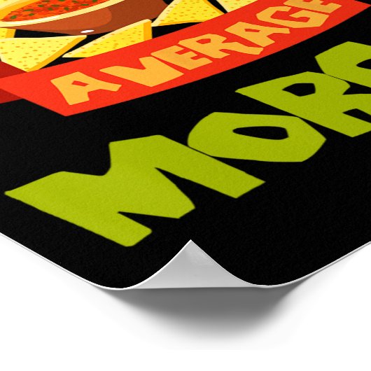 Poster Nacho Average Morgan Funny Birthday Personalized N (Coin)