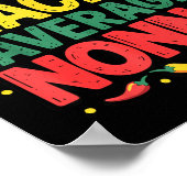 Poster Nacho Average Nonno Cinco De Mayo Fête des Pères (Coin)