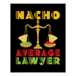 Poster Nacho Avocat moyen Funny Cinco de Mayo