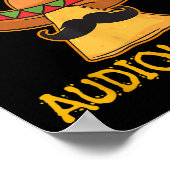 Poster Nacho Moyenne Audiologiste Cinco De Mayo Fiesta (Coin)
