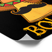 Poster Nacho Moyenne Bowler Mexicaine Cinco De Mayo (Coin)