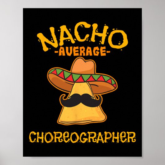 Poster Nacho Moyenne Chorégraphe Cinco De Mayo Danser (Devant)