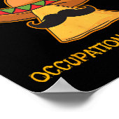 Poster Nacho Moyenne d'ergothérapeute Cinco De Mayo (Coin)