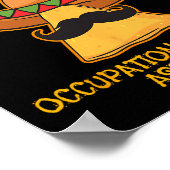 Poster Nacho Moyenne D'Ergothérapie Istant Cinco De (Coin)