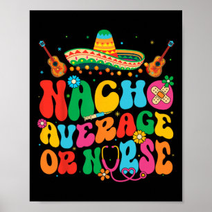 Poster Nacho Moyenne Ou Infirmière Cinco De Mayo Fiesta M