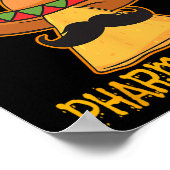 Poster Nacho Moyenne Pharmacie Tech Pharmacien Cinco De M (Coin)