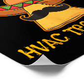 Poster Nacho Moyenne Technicien Hvac Cinco De Mayo Fiesta (Coin)