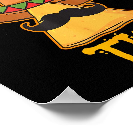 Poster Nacho Moyenne Tio Plat Mexicain Oncle Cinco De May (Coin)