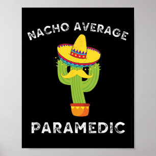 Poster Nacho Paramètre moyen Funny Mexicain Cactus Fiest