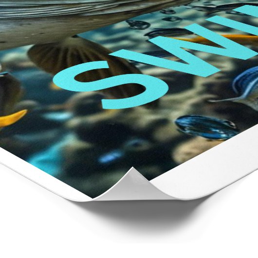 Poster Nage ! ! (Coin)