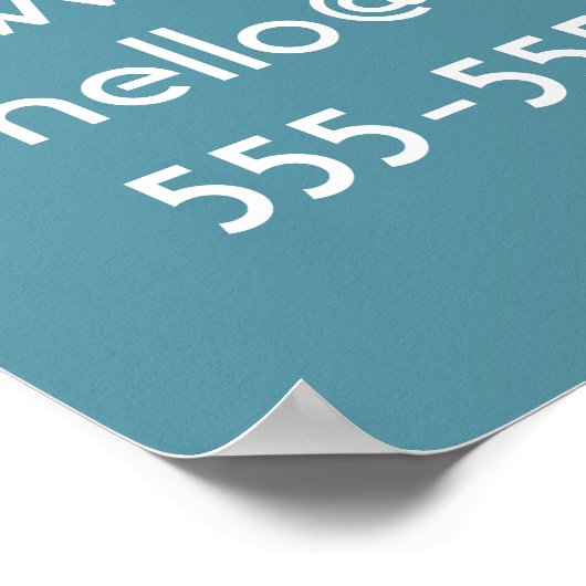 Poster nage en eau libre triathlon cycle course flye (Coin)