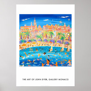 Poster Nage voile et snorkeling à Menton France