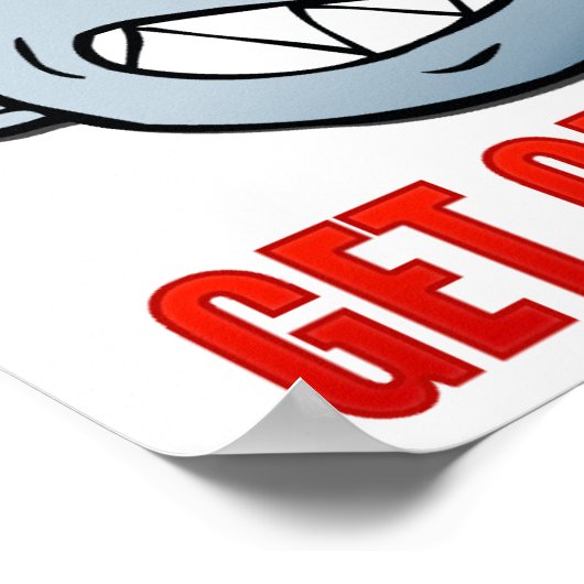 Poster Nager avec les requins (Coin)