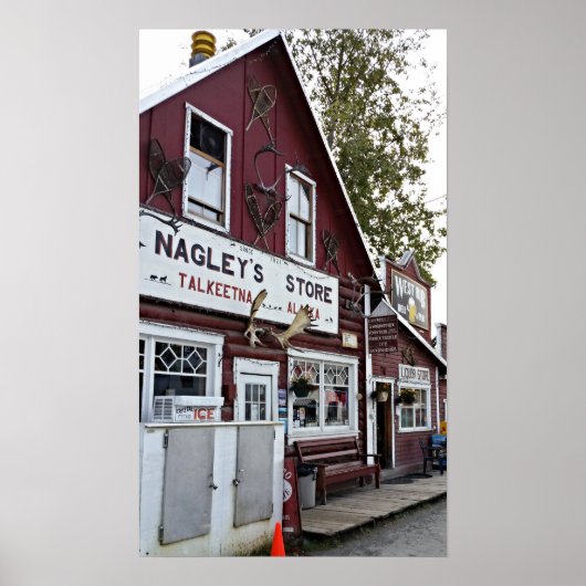 Poster Nagley's Store - Talkeetna Alaska (Devant)