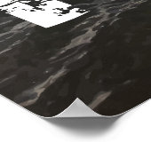 Poster Nahum 1:7 Pierres en difficulté Refuge en lui (Coin)