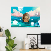 Poster Naïade (Bureau à domicile)