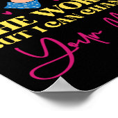 Poster Nail Tech Artiste Nail Je Ne Peux Pas Changer Le M (Coin)