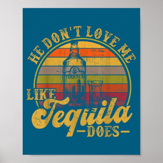 Poster N'aime-t-il pas Tequila Boire Mexicain (Devant)